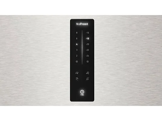Frigorífico combi - Siemens KG39NAIBT, No Frost, 203 cm, 363 l, Cajón HyperFresh 0 ºC, Iluminación LED, Inox – Image 2