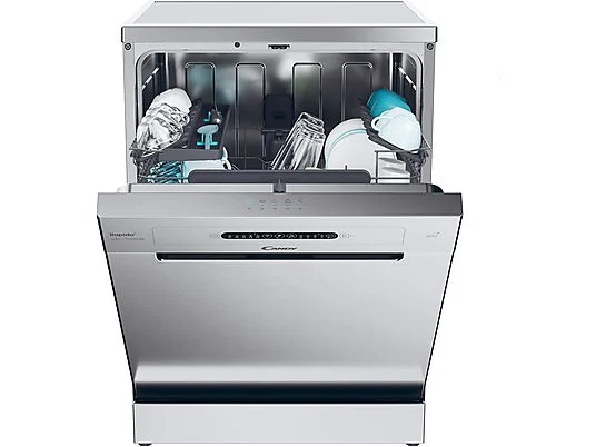 Lavavajillas - Candy Rapido' CF 3C7L0X, 13 servicios, 5 programas, 60 cm, Motor Inverter, Wi-Fi, Inox – Image 3