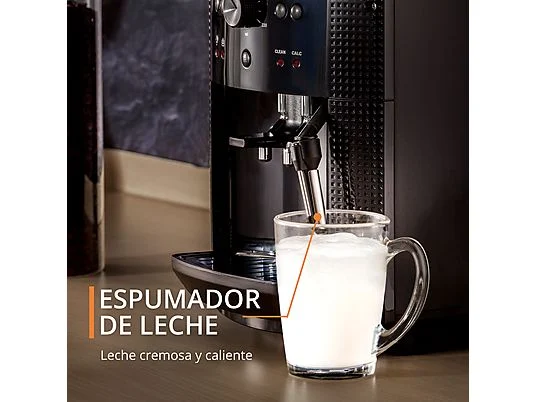 Cafetera superautomática - Krups Roma EA81K870, 1450 W, 15 bar, 1.7 L, 3 temperaturas, 2 tazas, Sistema Thermoblock, Kit de limpieza incluido, Negro – Image 5