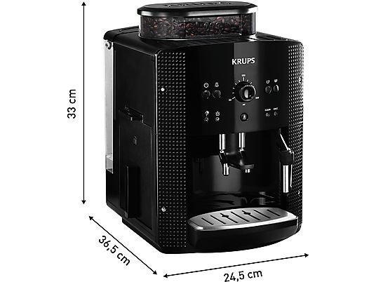 Cafetera superautomática - Krups Roma EA81K870, 1450 W, 15 bar, 1.7 L, 3 temperaturas, 2 tazas, Sistema Thermoblock, Kit de limpieza incluido, Negro – Image 9