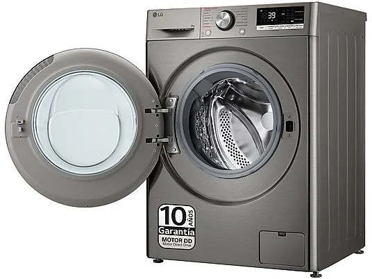 Lavadora carga frontal - LG F4WR7009AGS, Serie 700, 9 kg, 1400 rpm, 14 Programas, AI Direct Drive™, TurboWash™360˚, Inox – Image 9