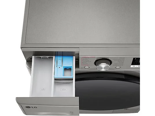 Lavadora carga frontal - LG F4WR7009AGS, Serie 700, 9 kg, 1400 rpm, 14 Programas, AI Direct Drive™, TurboWash™360˚, Inox – Image 11