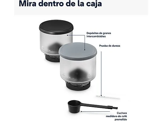 Cafetera superautomática - De'Longhi Rivelia EXAM440.35.B, Molinillo integrado, Espumador leche, Táctil, 4 perfiles, 8 recetas, 19bar, 1450W, Negro – Image 10