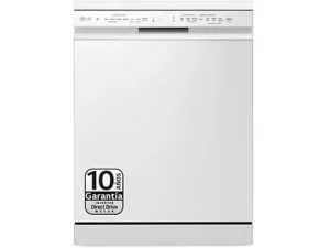 Lavavajillas – LG DF243FWS, 14 servicios, 10 programas, 60 cm, 3ª bandeja, TrueSteam™, QuadWash™, Blanco