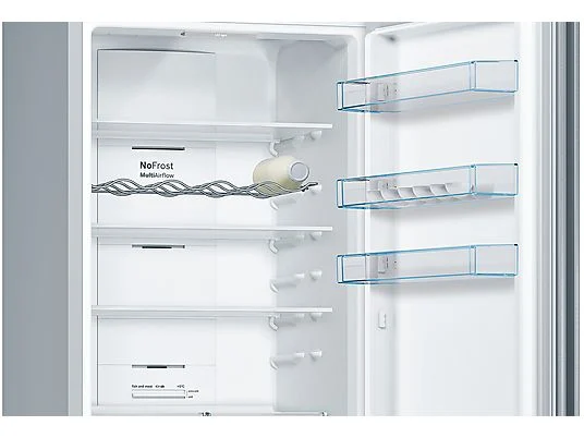 Frigorífico combi - Bosch KGN39VIEA, No frost, 203 cm, 368 l, Cajón VitaFresh, EasyAccess, Inox antihuellas – Image 4