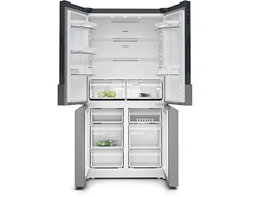 Frigorífico americano - Siemens KF96NVPEA, No Frost, 183 cm, 605 l, Cajón HyperFresh, SuperRefrigeración, Iluminación LED, Inox – Image 2