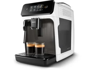 Cafetera superautomática – Philips EP1223/00 Serie 1200, 1500 W, 1.8 l, 15 bar, 275 g, Blanco