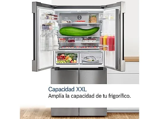 Frigorífico americano - Bosch KFN96APEA, No Frost, 183 cm, 605 l, Capacidad XXL, Cajón BigBox, Inox – Image 8