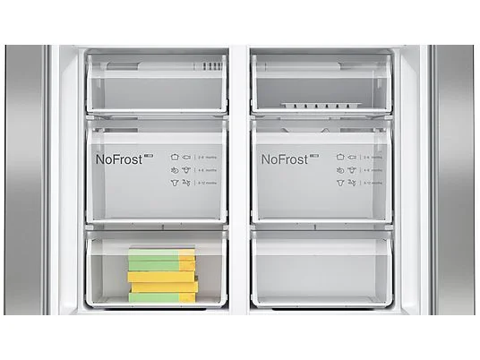 Frigorífico americano - Bosch KFN96APEA, No Frost, 183 cm, 605 l, Capacidad XXL, Cajón BigBox, Inox – Image 5