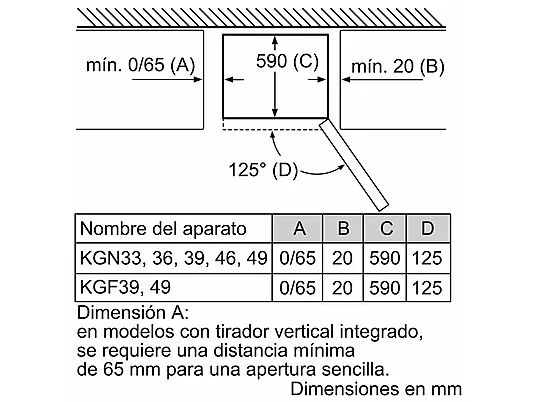 Frigorífico combi - Bosch KGN39VWDA, No Frost, 203 cm, 366 l, Bandejas extraíbles cristal, Blanco – Image 10