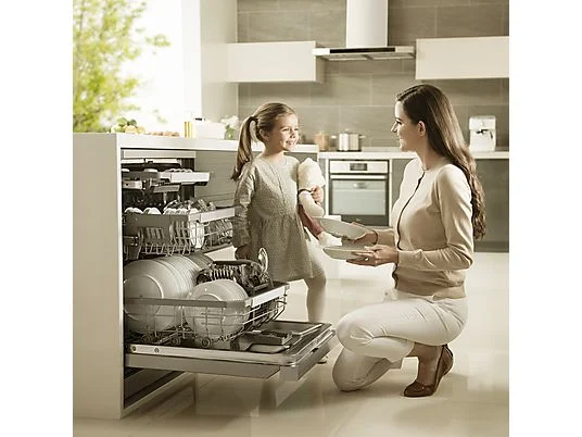 Lavavajillas - LG DF365FPS, 14 servicios, 10 programas, 60 cm, Lavado a vapor, Tercera bandeja, Truesteam™, QuadWash™, Acero inoxidable Antihuellas – Image 11