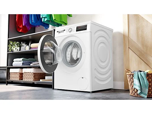 Lavadora carga frontal - Bosch WUU28T63ES, 8 kg, 1.400 rpm, 15 programas, Motor Eco Silence, Activewater, Blanco – Image 6
